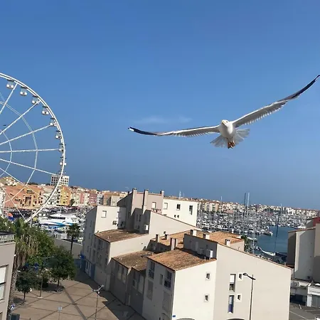Apartment T2 Apartment, Sea View, Terrace Agde